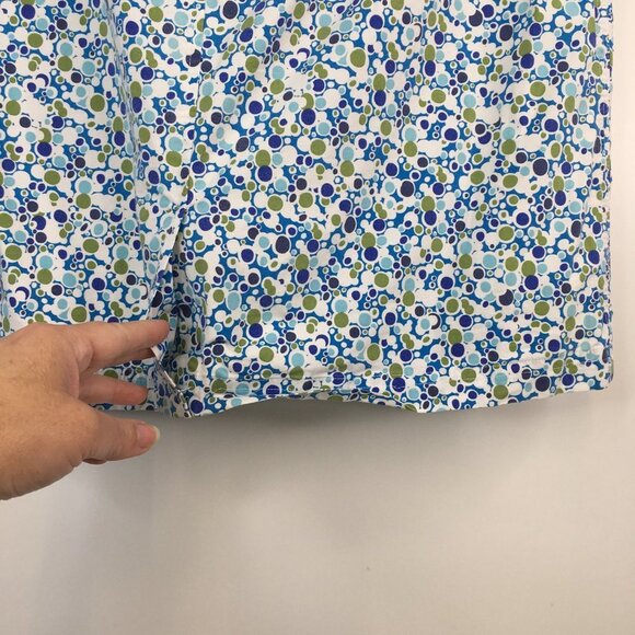 August Silk  Front Pockets Dots Print Cotton Skirt Size 10 - Picture 6 of 10